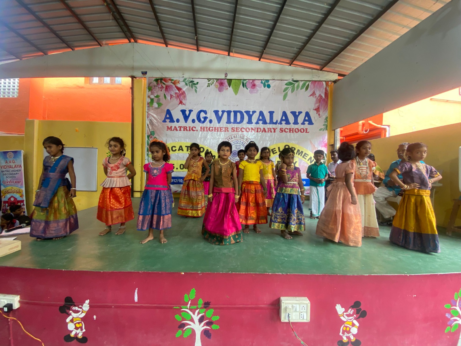 Middle school students at the Educational Development Day